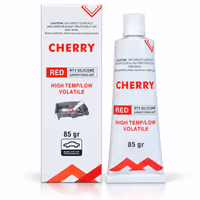 CHERRY RED RTV SILICONE GASKET SEALANT 85G