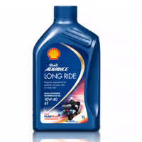 SHELL ADVANCE LONG RIDE 10W-40 FULL SYNTHETIC 1L