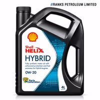 SHELL HELIX HYBRID 0W-20 FULL SYNTHETIC 4L