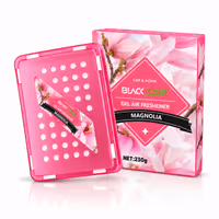 BLACK ODOR GEL AIR FRESHENER MAGNOLIA 230G