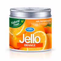 JELLO CAR AIR FRESHENER ORANGE GEL 220G