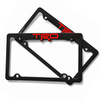 TRD CARBON FIBER CAR NUMBER CARD FRAME 