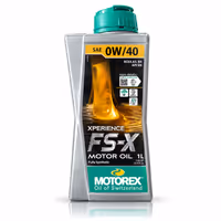 MOTOREX XPERIENCE FS-X SAE 0W-40 FULLY SYNTHETIC MOTOR OIL 1L